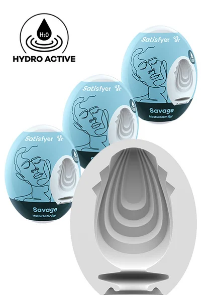 Satisfyer Masturbator Eggs 3-Piece Set Savage — image 3 of 4