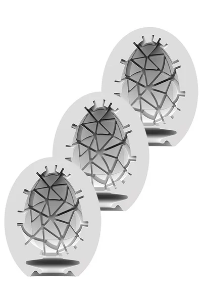 Satisfyer Masturbator Eggs 3-Piece Set Crunchy — image 5 of 5
