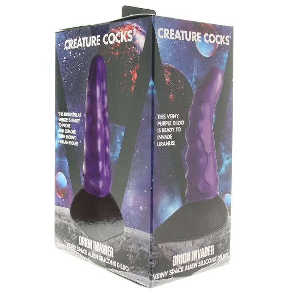 Orion Invader Veiny Space Alien 7.25" Silicone Dildo By Creature Cocks