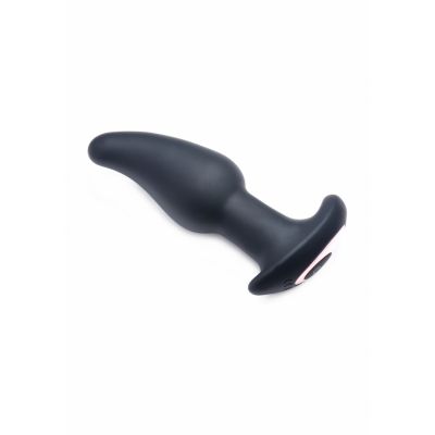 Gyro M 10X Curved Rimming Plug with RC Black Prostate Massage London