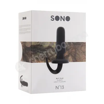 Sono No 13 Black Tailed Butt Plug