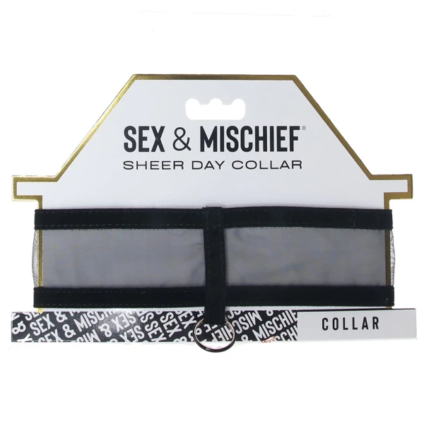 Sex & Mischief Sheer Day Collar By Sportsheets