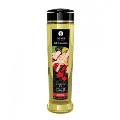 Shunga Organica Kissable Massage Oil 8 Oz Maple Delight
