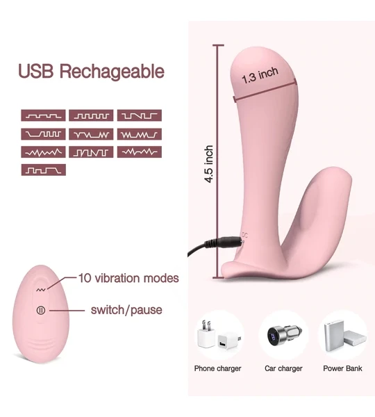 Tracy's Dog Wearable Panty Vibrator with Remote