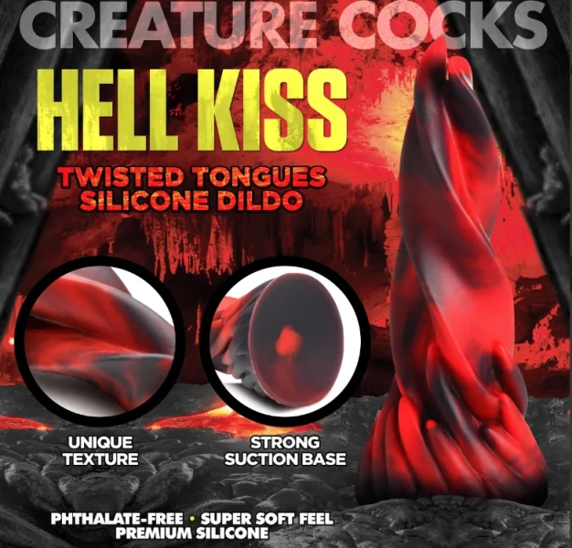 Creature Cocks - Twisted Tongues Silicone Dildo — image 8 of 9