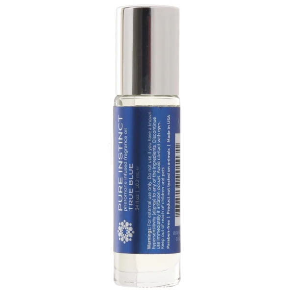 Pure Instinct Pheromone Fragrance Oil True Blue - Roll on 10.2 ml | 0.34 Fl. Oz