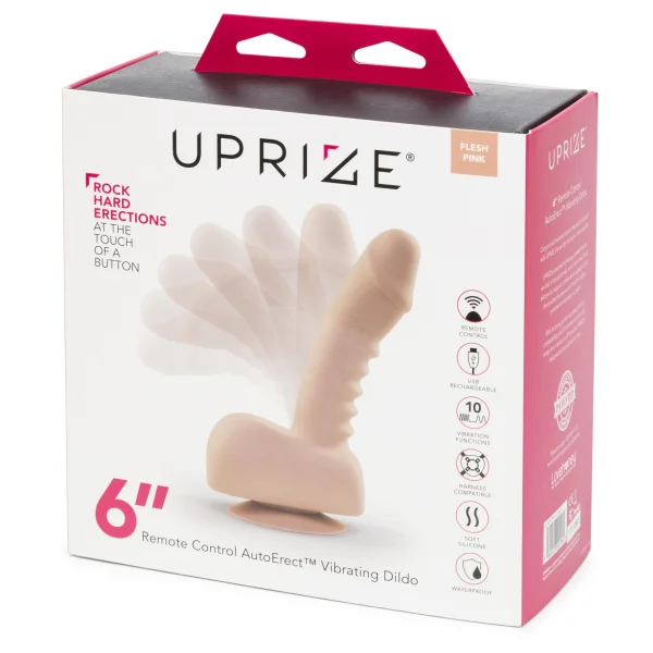 UPRIZE RISING 6 INCH VIBRATING REALISTIC DILDO