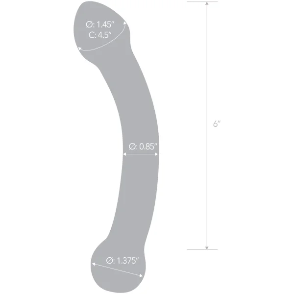Curved Head G Spot Stimulator 7 Inches