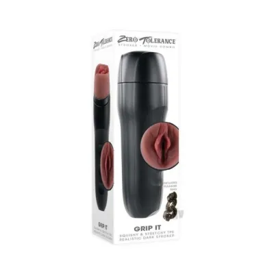 Zero Tolerance Grip It Realistic Vagina Stroker With Movie Download Brown