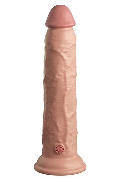 Pipedream King Cock Elite Dual Density 9" Silicone Dildo — image 14 of 16