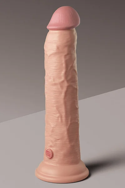 Pipedream King Cock Elite Dual Density 9" Silicone Dildo — image 12 of 12