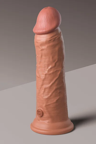 Pipedream King Cock Elite Dual Density 8" Silicone Dildo — image 12 of 24