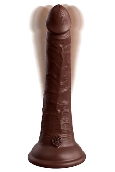 Pipedream King Cock Elite Dual Density Vibrating 7" Silicone Dildo — image 8 of 10