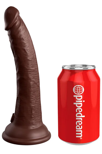Pipedream King Cock Elite Dual Density Vibrating 7" Silicone Dildo — image 7 of 10