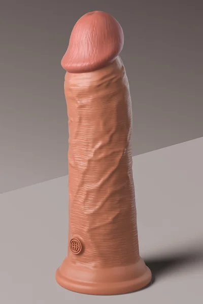 Pipedream King Cock Elite Dual Density Vibrating 8" Silicone Dildo — image 12 of 24