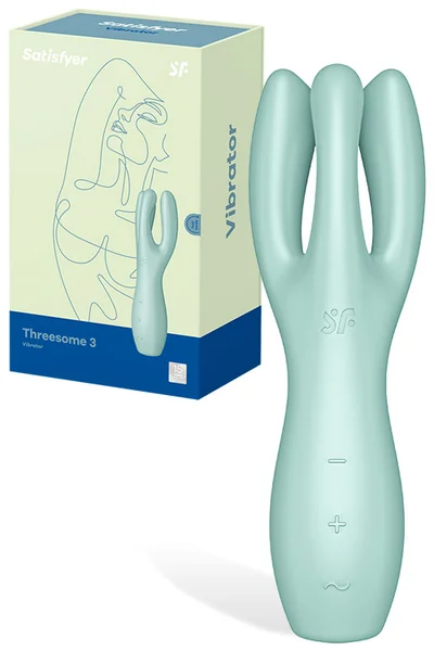 Satisfyer Threesome 3 Rechargeable Clitoral Vibrator — image 10 of 12