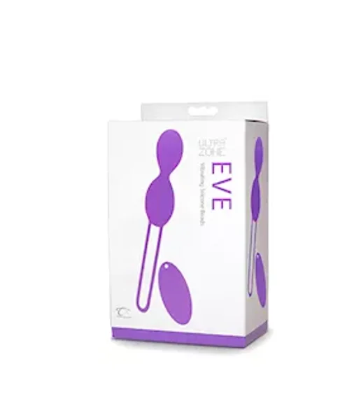Ultrazone Eve Vibrating Silicone Beads - Purple — image 4 of 4