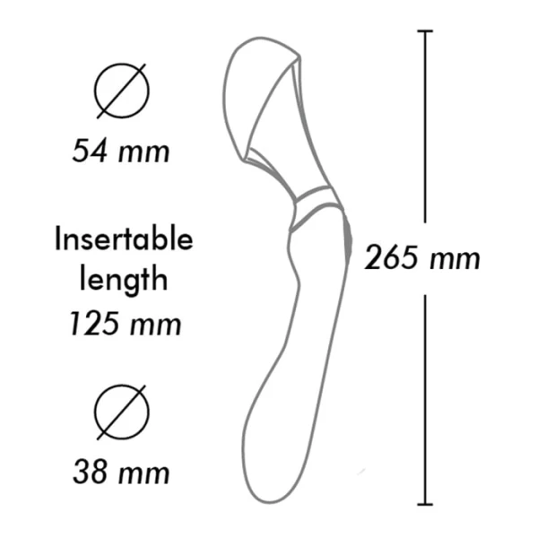 Shunga - Intimate Massagers - ZOA - Dual Wand Vibrator — image 5 of 9