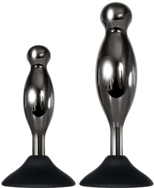 Joy Sticks Metal Butt Plugs x2