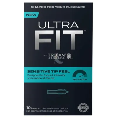 Trojan Ultra Fit Sensitive Tip Feel 10 Pack