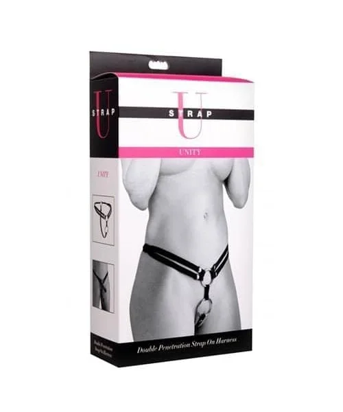 Unity Double Penetration Strap On Harness