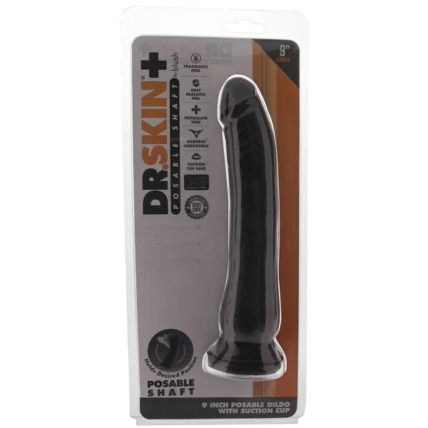 Dr. Skin Plus 9 Inch Posable Dildo