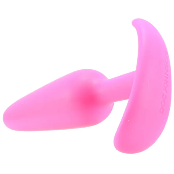 Mood Naughty Small Silicone Butt Plug by Doc Johnson - Pink