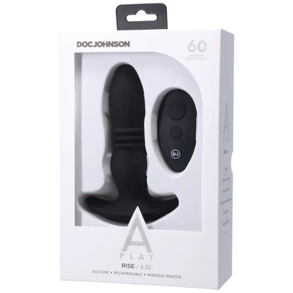 A-play Rise Rechargeable Silicone Anal Plug With Remote