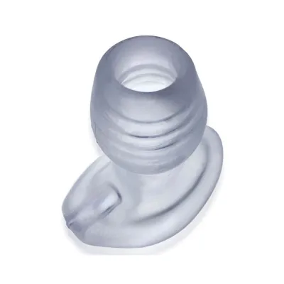 Glowhole 1 Buttplug With Led Insert 6 Inch Clear Large