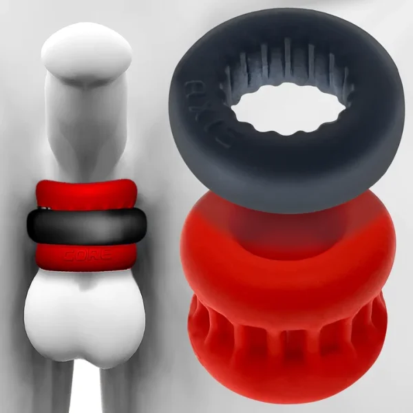 Oxballs Ultracore Ballstretcher with Axis Ring Red Ice — image 2 of 4
