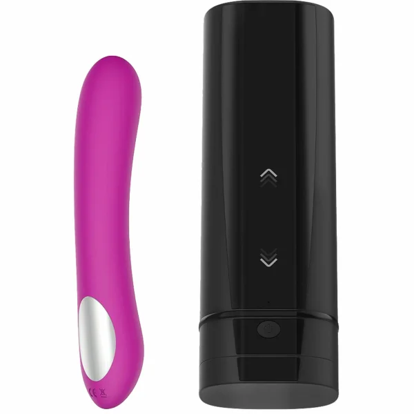 KIIROO Onyx+ / Pearl 2 Interactive Vibrating Masturbator And Vibrator Couples Set - Purple