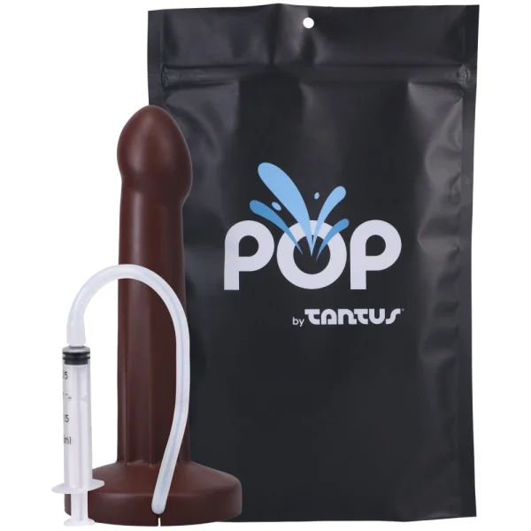 POP By TANTUS Squirting Dildo Espresso Bag