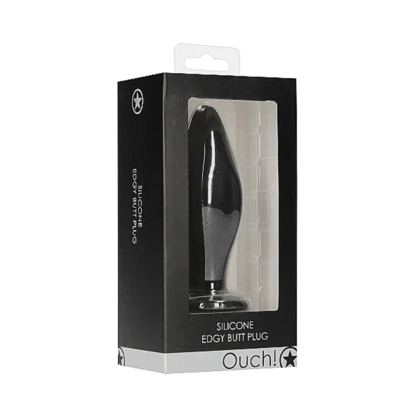 Ouch Edgy Butt Plug Black — image 5 of 11