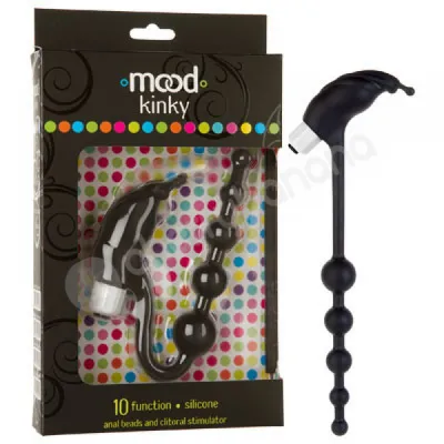 Mood Kinky Black Vibrating Anal Beads