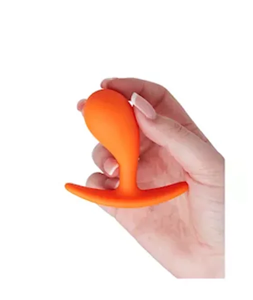Share Satisfaction Large Curved Plug - Orange - 2.4 Inch — image 2 of 3
