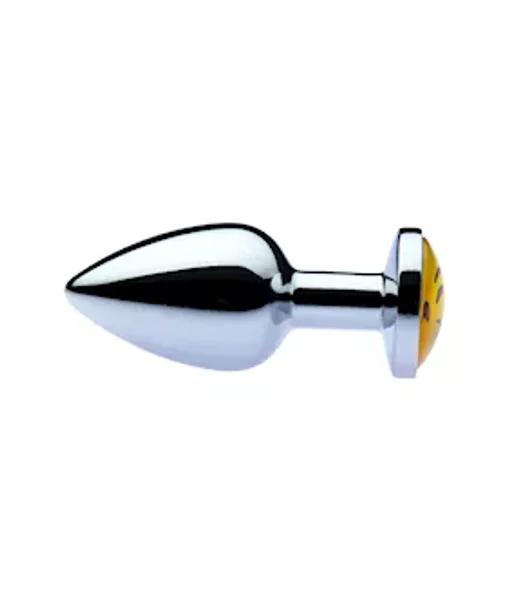Kink Range Emoji Butt Plug - 2.8 Inch - Silver - 2.8 Inch — image 6 of 6