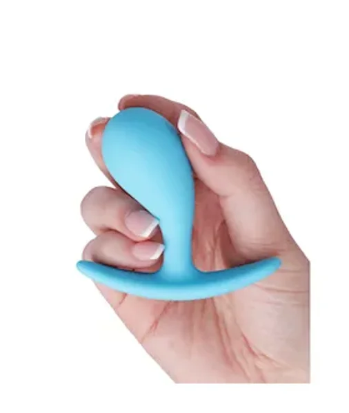 Share Satisfaction Large Curved Plug - Aqua - 2.4 Inch — image 2 of 3