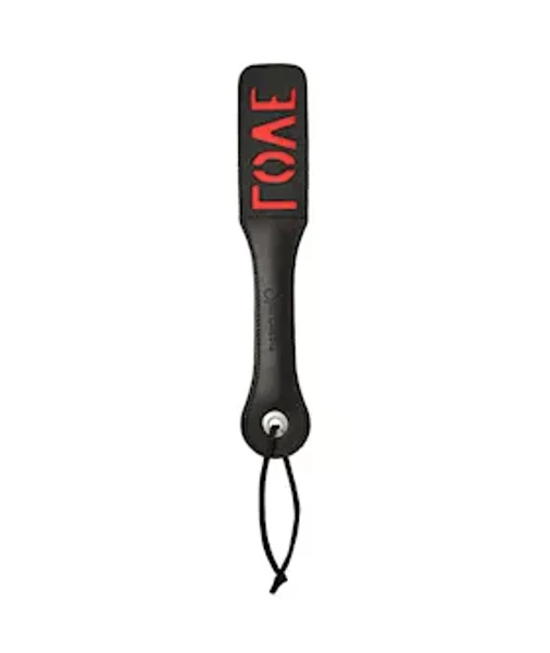 Leather Love Paddle - Black/red — image 3 of 5