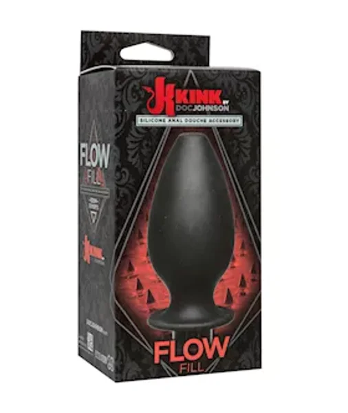 Flow Fill Anal Douche Accessory - Black — image 6 of 6