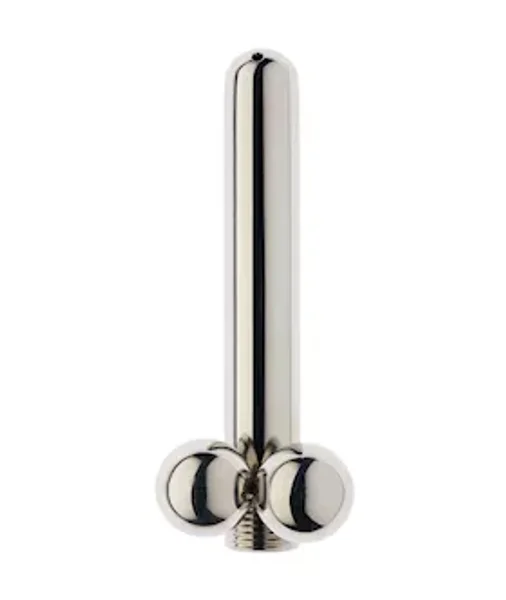 Kink Range Stainless Steel Enema Dildo - 5.1 Inch - Silver — image 2 of 2