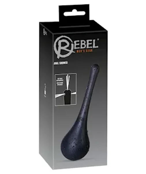 Rebel Anal Shower Black - Black - 10 — image 4 of 4