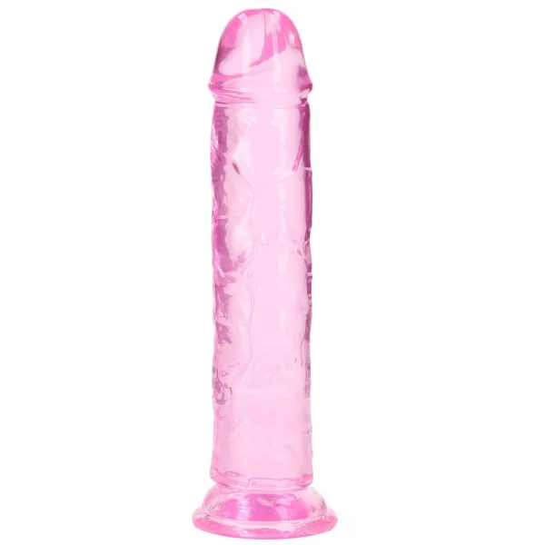 RealRock Crystal Clear Jelly 8 Inch Dildo