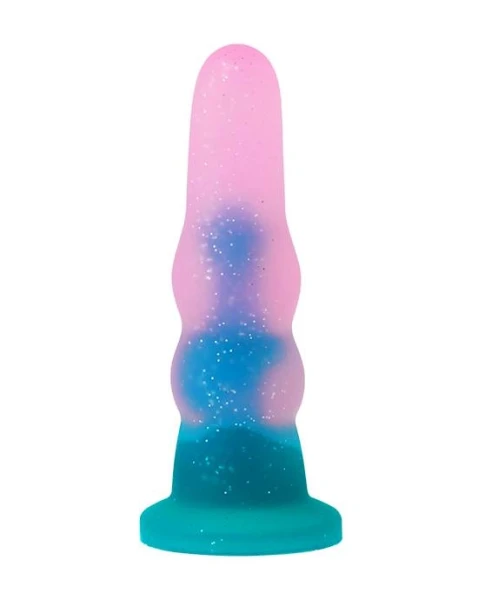Nood Colours Glitter Rippled Dildo