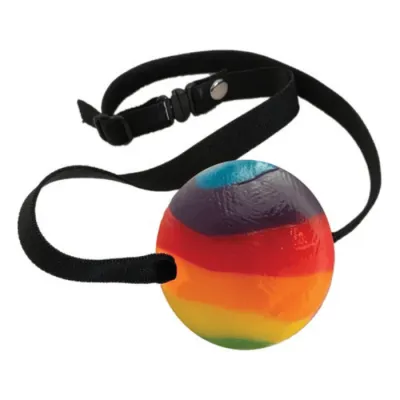 Edible Rainbow Ball Gag
