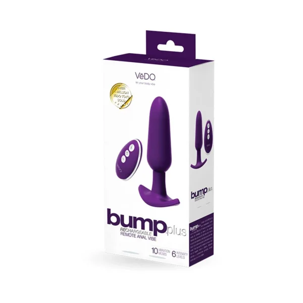 Bump Plus Rechargeable Remote Control Anal Vibe