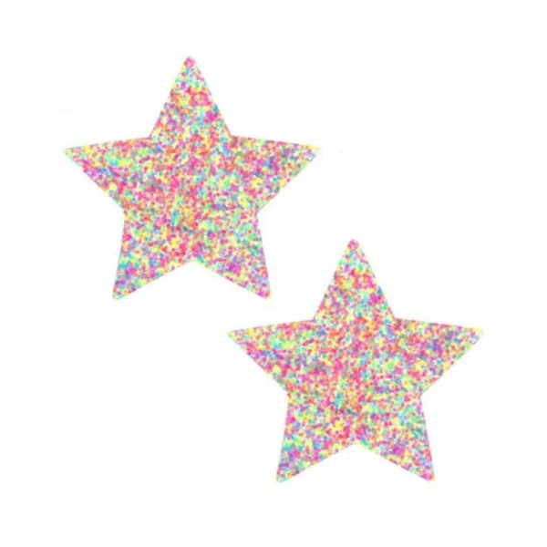 Neva Nude Pastie Star Sprankles Neon UV