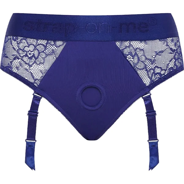 Strap-on-Me Royal Blue Lingerie Diva Strap-On Harness - XX-Large