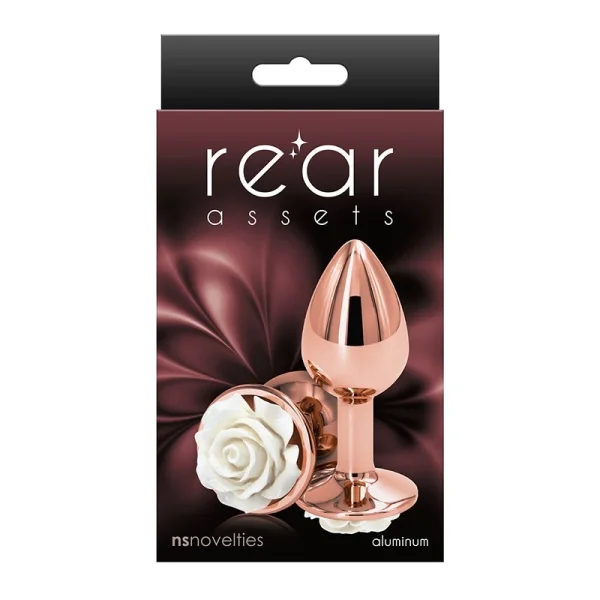 Rear Assets White Rose Anal Plug by NS — image 4 of 19