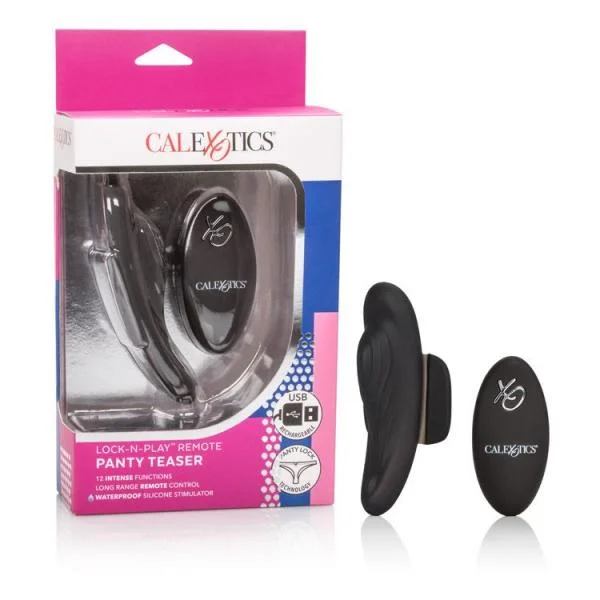 Lock-n-play Remote Panty Teaser - Black
