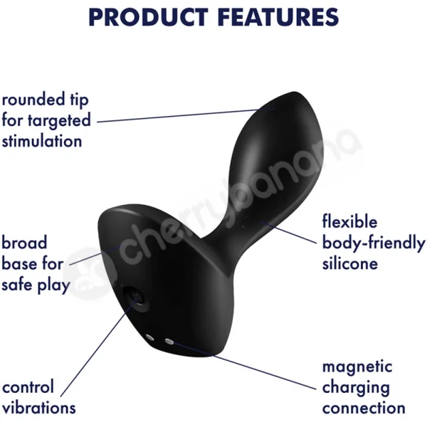 Satisfyer Backdoor Lover Black Anal Vibrator